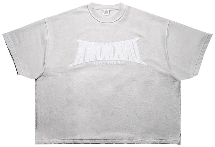 Vetements Unknown Oversized T Shirt Dirty White