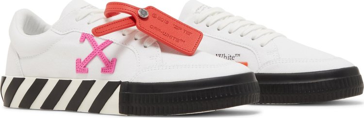 Off White Wmns Vulc Sneaker White Black Fuchsia