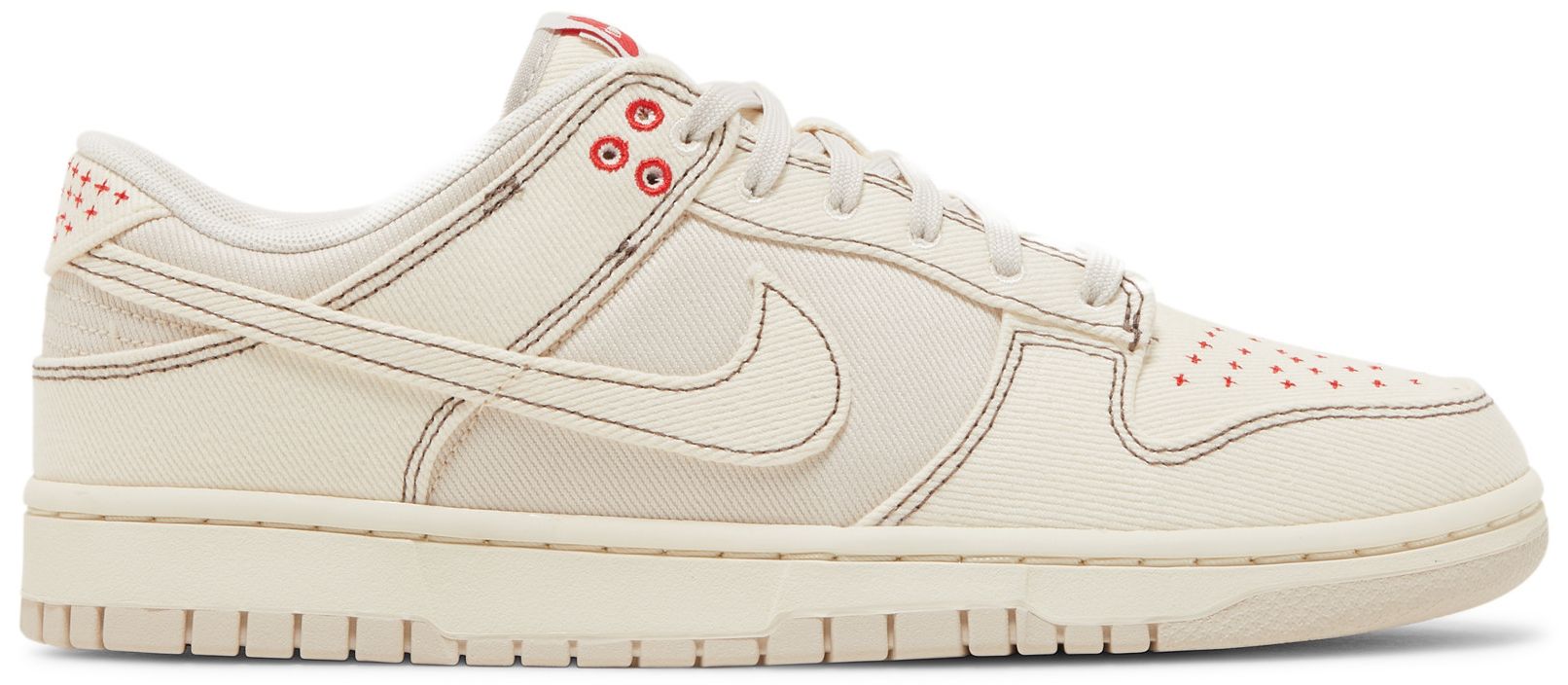 bleached sashiko dunk