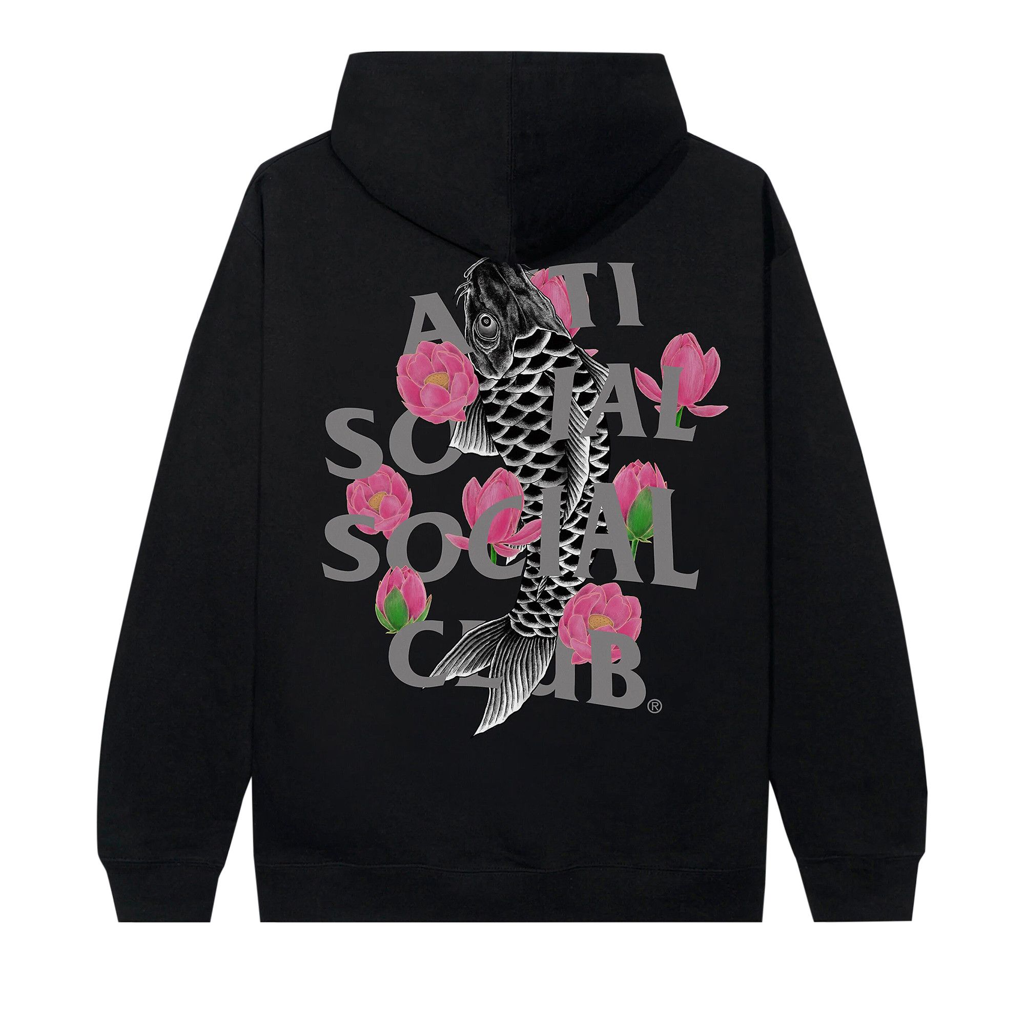 Buy Anti Social Social Club Ornamental Hoodie 'Black' - 0657