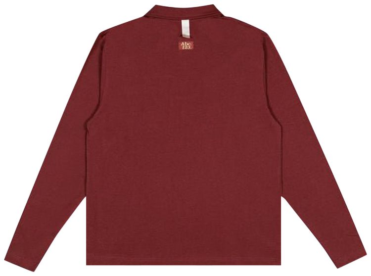 Advisory Board Crystals Long Sleeve Polo Shirt Red