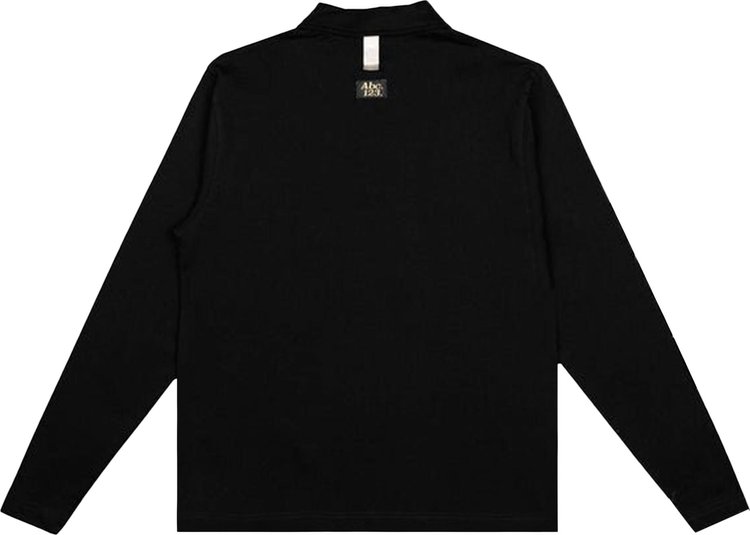 Advisory Board Crystals Long Sleeve Polo Shirt Black