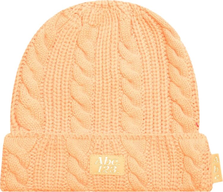 Advisory Board Crystals Cable Knit Beanie 'Orange'