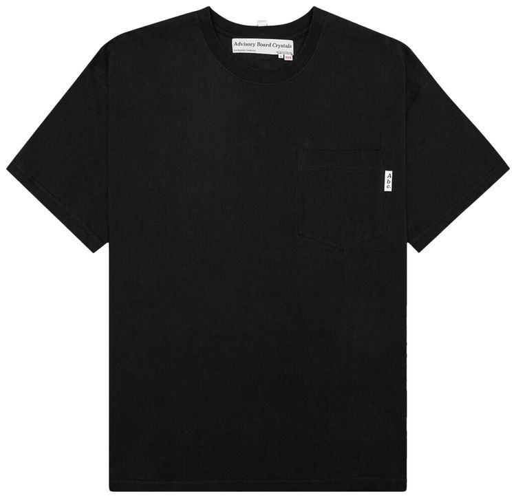 Advisory Board Crystals Short Sleeve Pocket Tee Black