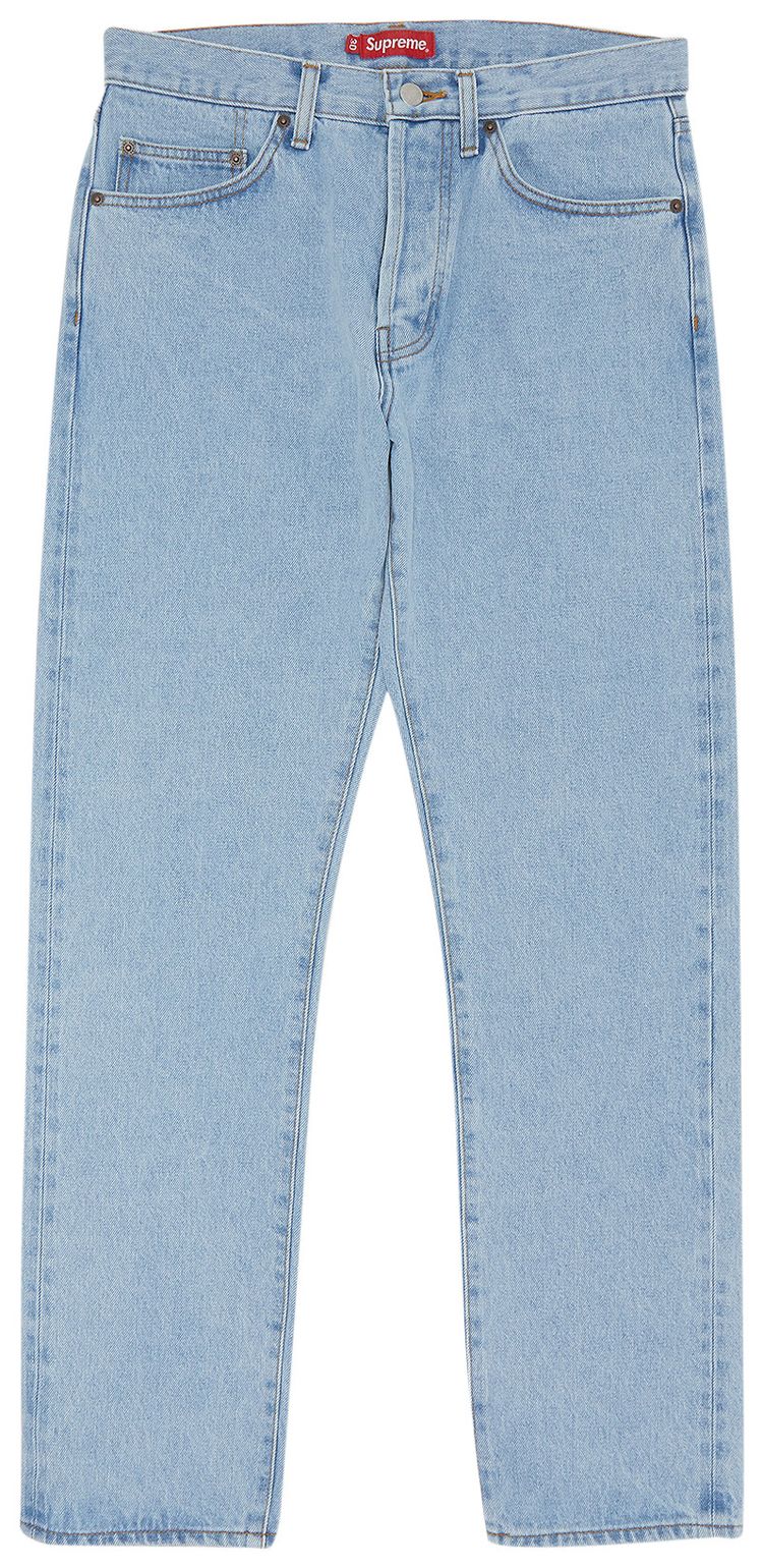 Supreme Stone Washed Slim Jean Stone Washed Indigo