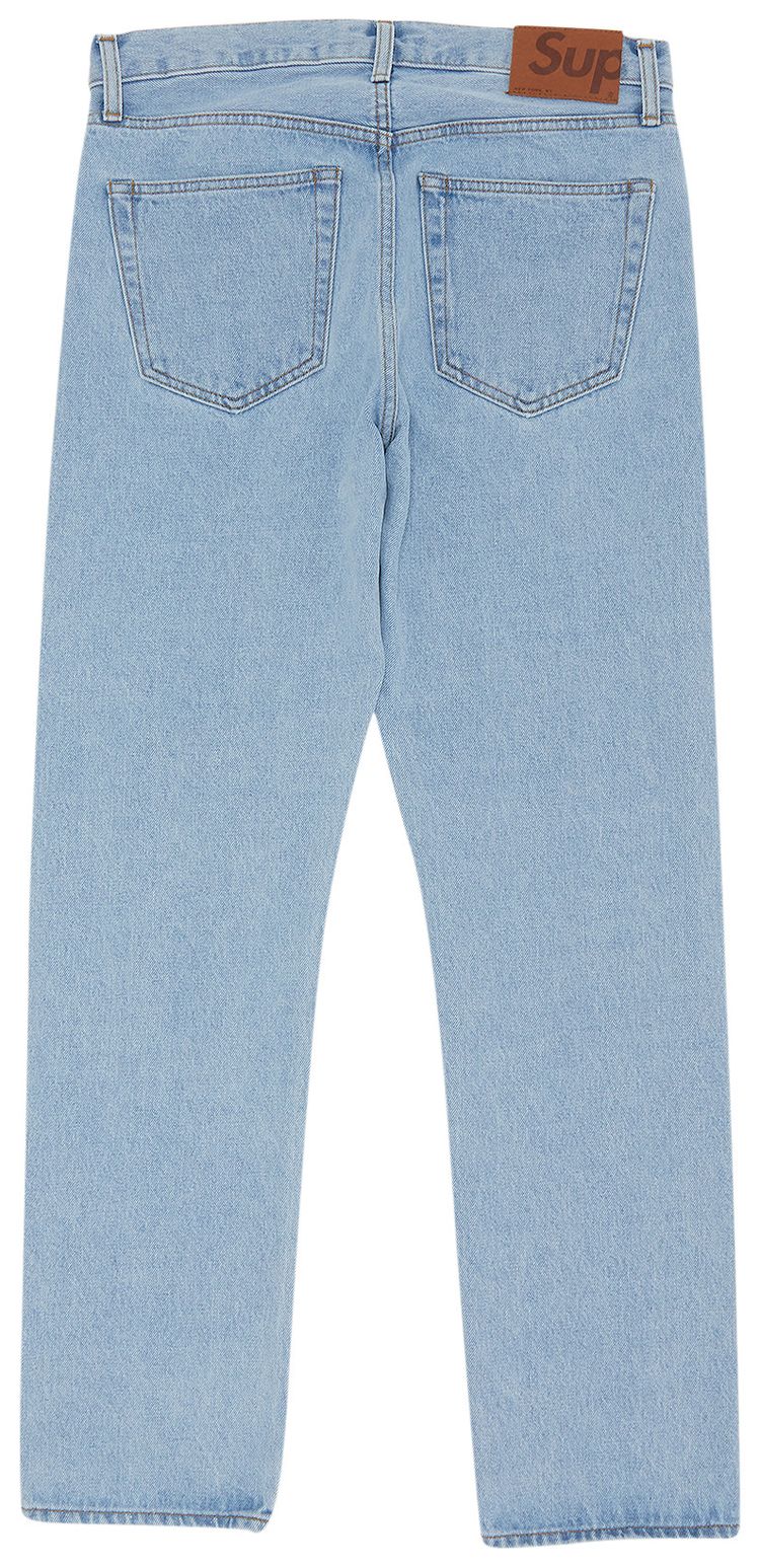 Supreme Stone Washed Slim Jean Stone Washed Indigo