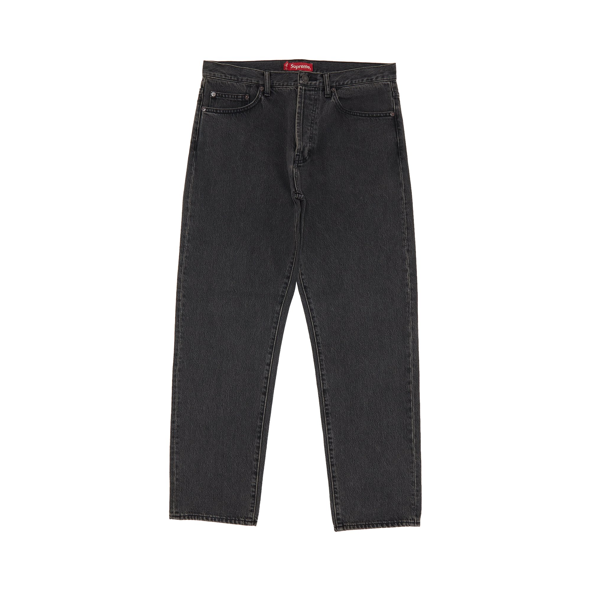 Buy Supreme Regular Jean 'Washed Black' - SS23P31 WASHED BLACK | GOAT