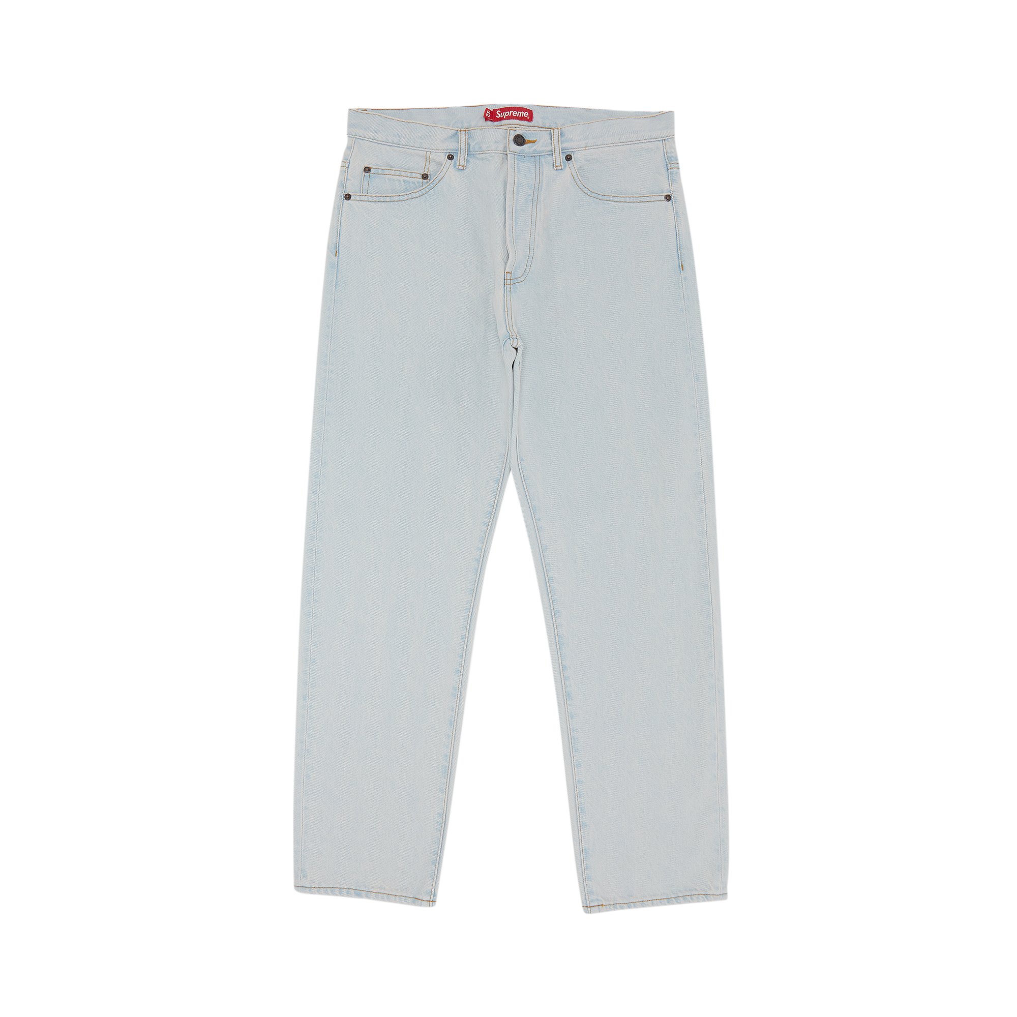 Buy Supreme Regular Jean 'Washed Blue' - SS23P31 WASHED BLUE | GOAT