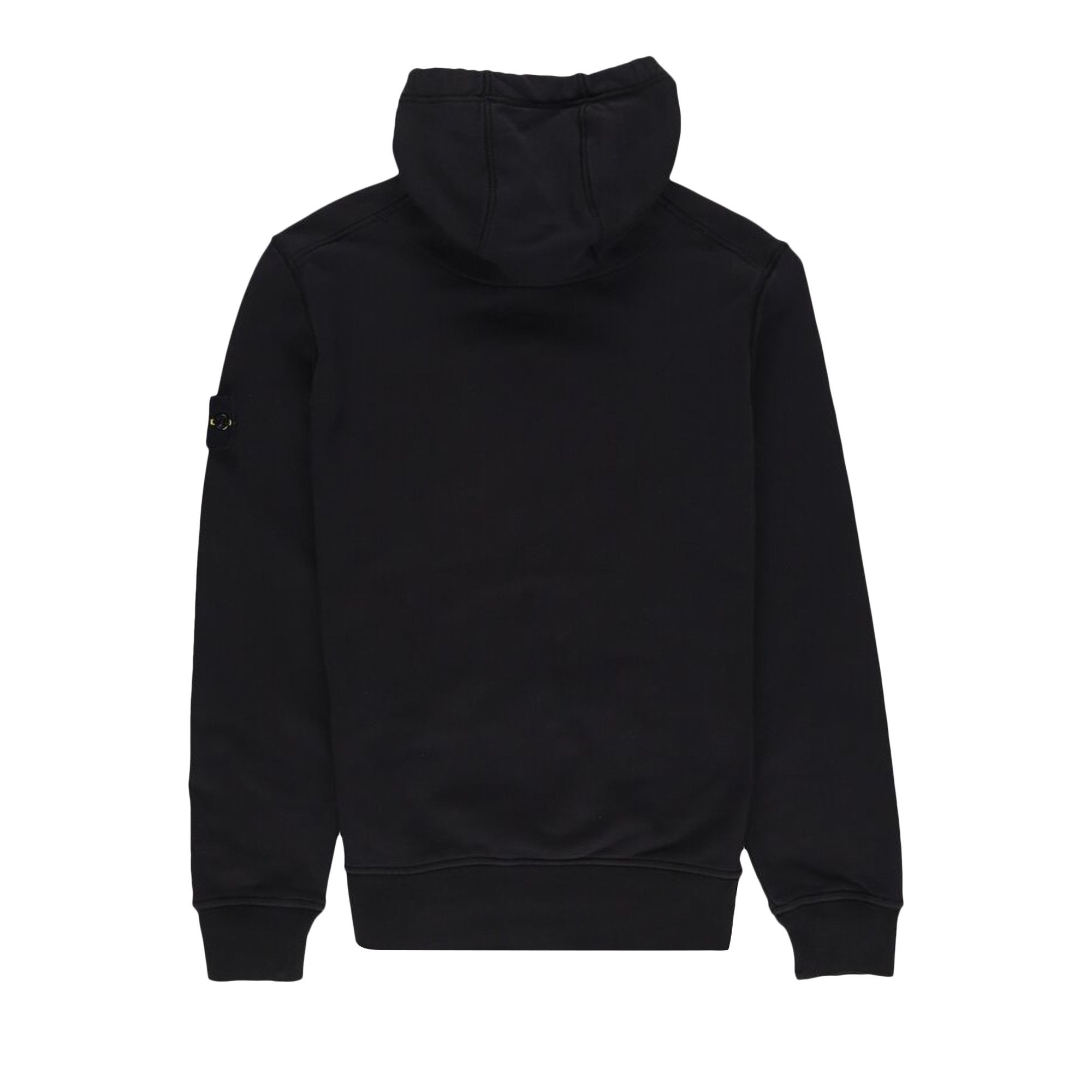 Black stone island hoody hotsell