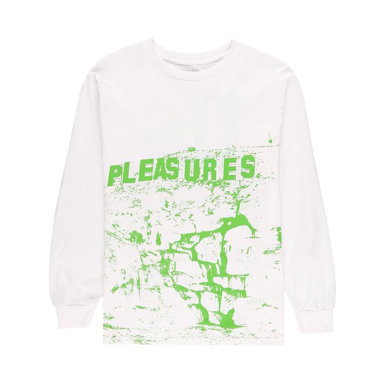 Pleasures Thc Long Sleeve T Shirt White