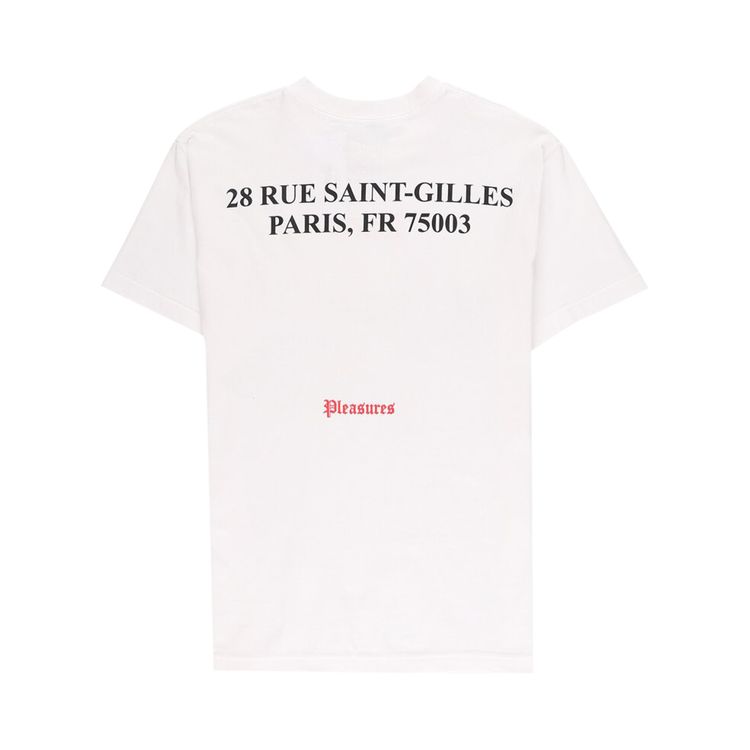 Pleasures Blood T Shirt White