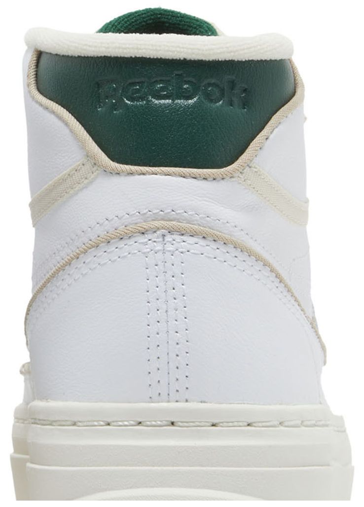 Reebok Wmns Club C Geo Mid White Dark Green