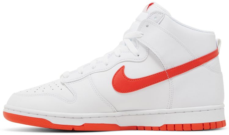 Nike Dunk High White Picante Red