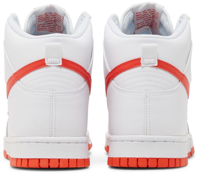 Nike Dunk High White Picante Red