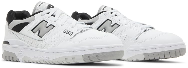 New Balance 550 Concrete Black