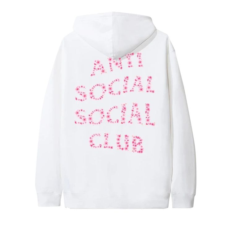 Anti Social Social Club Super Kawaii Hoodie White