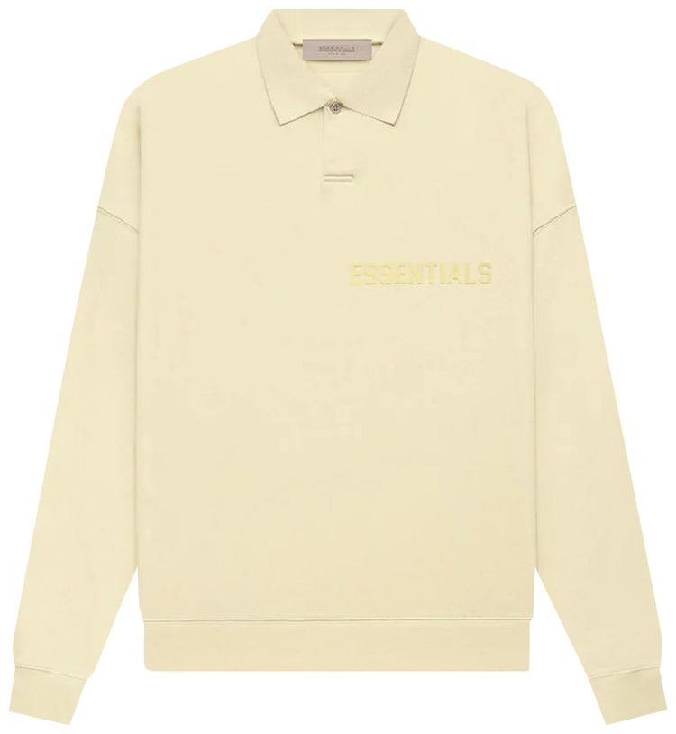 Fear of God Essentials Long Sleeve Polo Canary