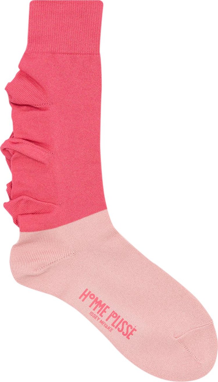 Homme Plissé Issey Miyake Flower Socks 'Pink'