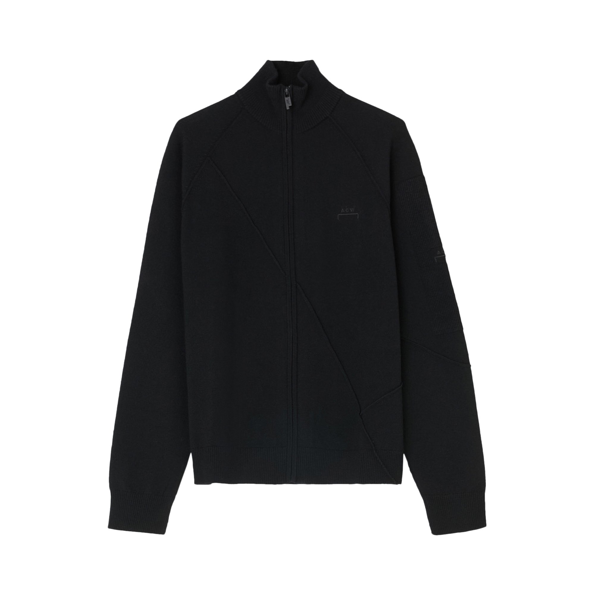 A-Cold-Wall* Merino Zip Up Knit Sweater 'Black'