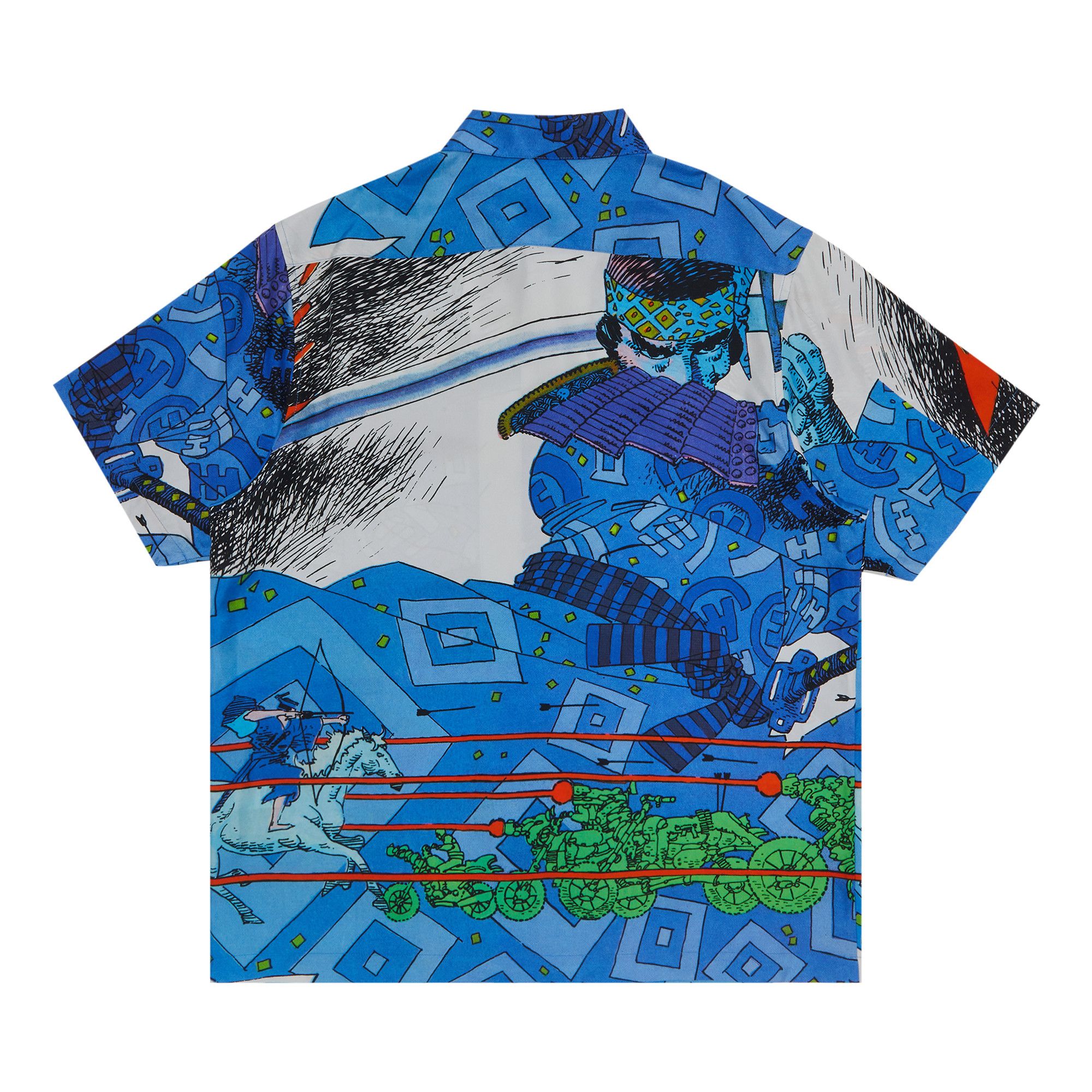 Buy Supreme Ronin Silk Short-Sleeve Shirt 'Blue' - SS23S16