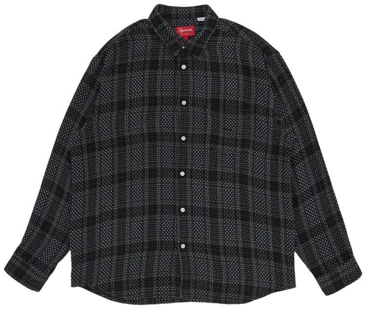 Buy Supreme Basket Weave Plaid Shirt 