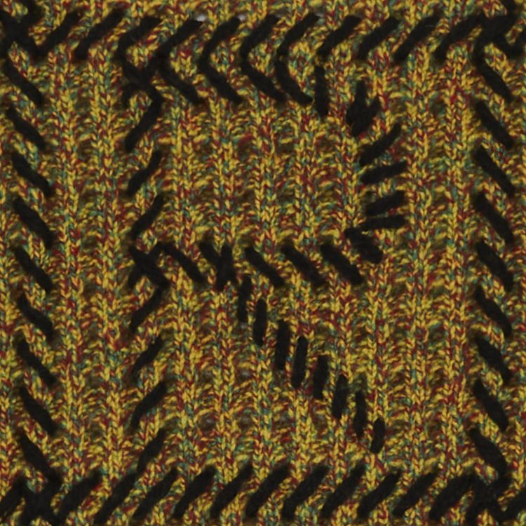 Supreme Quilt Stitch Sweater Yellow