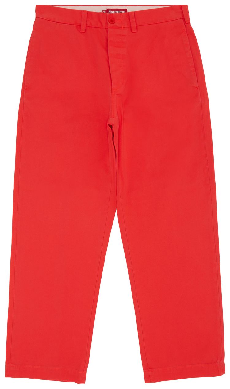 Supreme Chino Pant Neon Red