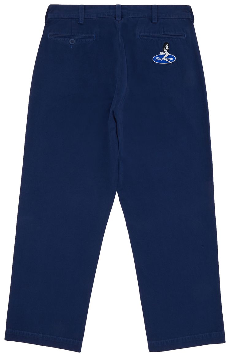 Supreme Chino Pant Light Navy