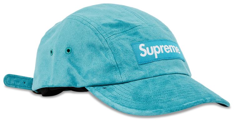 Supreme Suede Camp Cap Teal