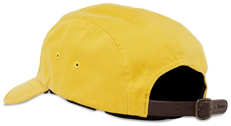 Supreme Washed Chino Twill Camp Cap Yellow