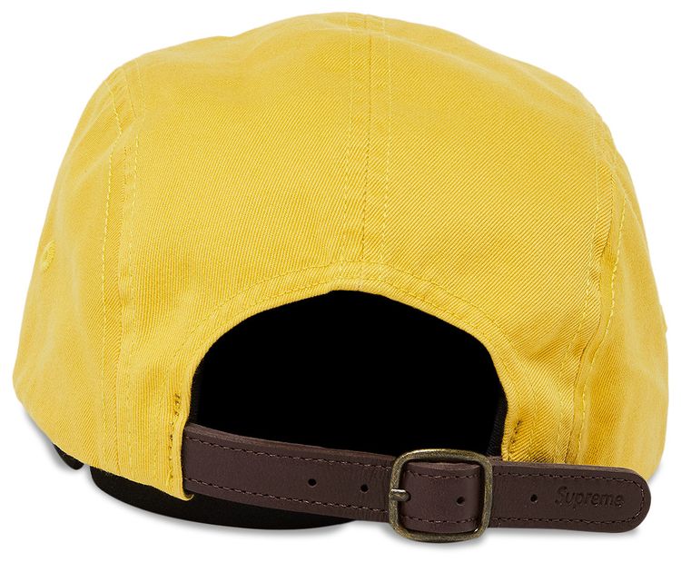 Supreme Washed Chino Twill Camp Cap Yellow