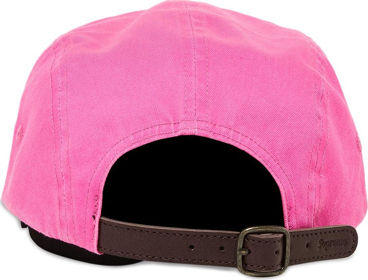 Supreme Washed Chino Twill Camp Cap Pink