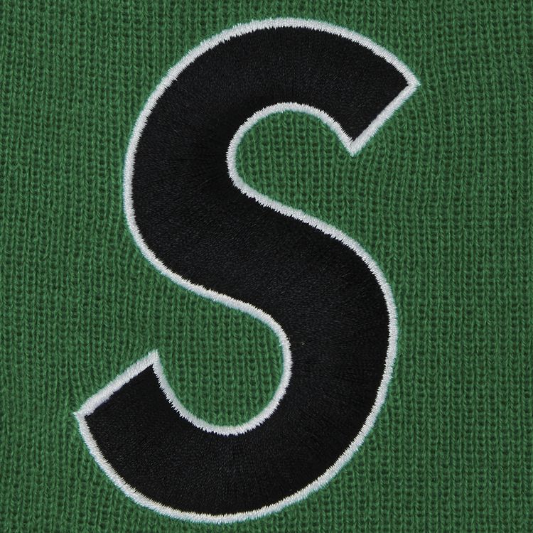 Supreme x New Era S Logo Beanie Green