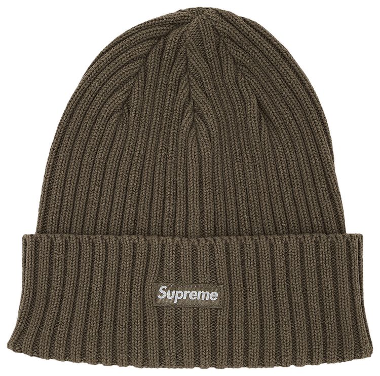Supreme Overdyed Beanie Taupe
