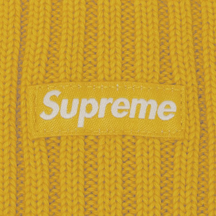 Supreme Overdyed Beanie Lemon