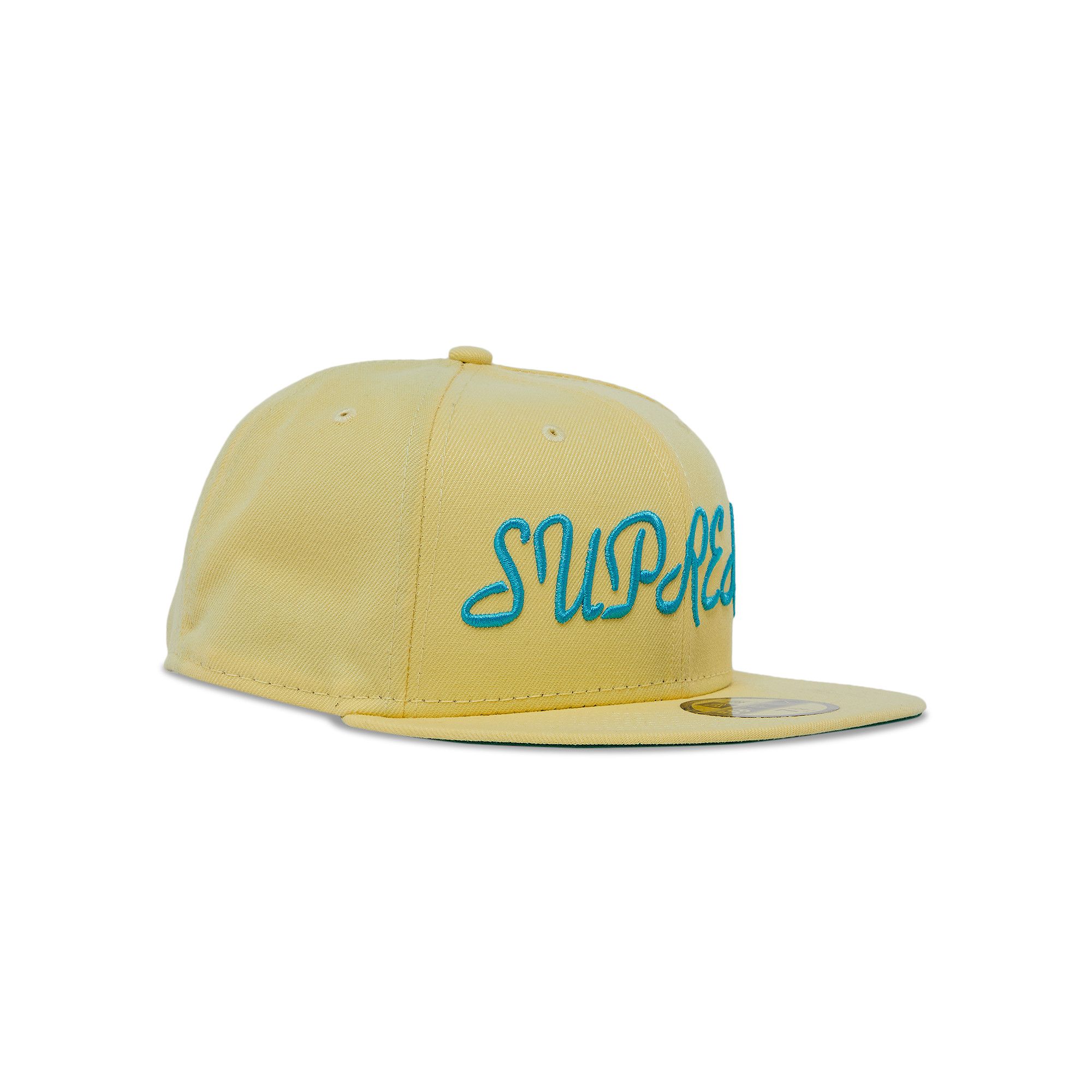 Buy Supreme Script New Era 'Pale Yellow' - SS23H35 PALE YELLOW | GOAT