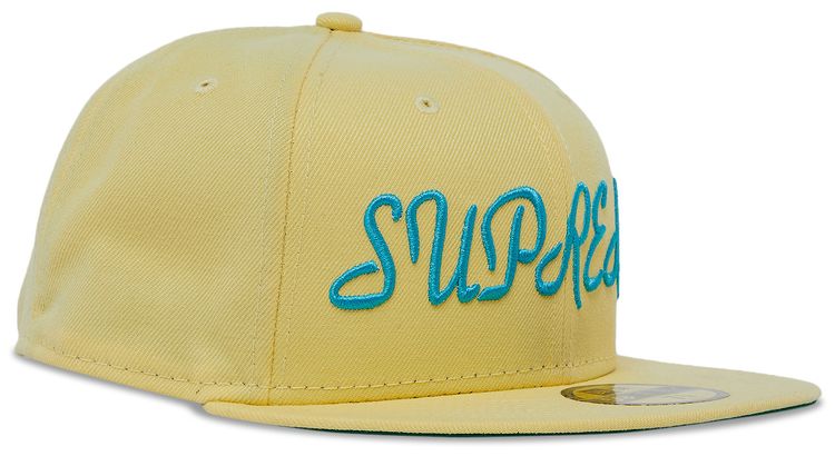 Supreme Script New Era Pale Yellow