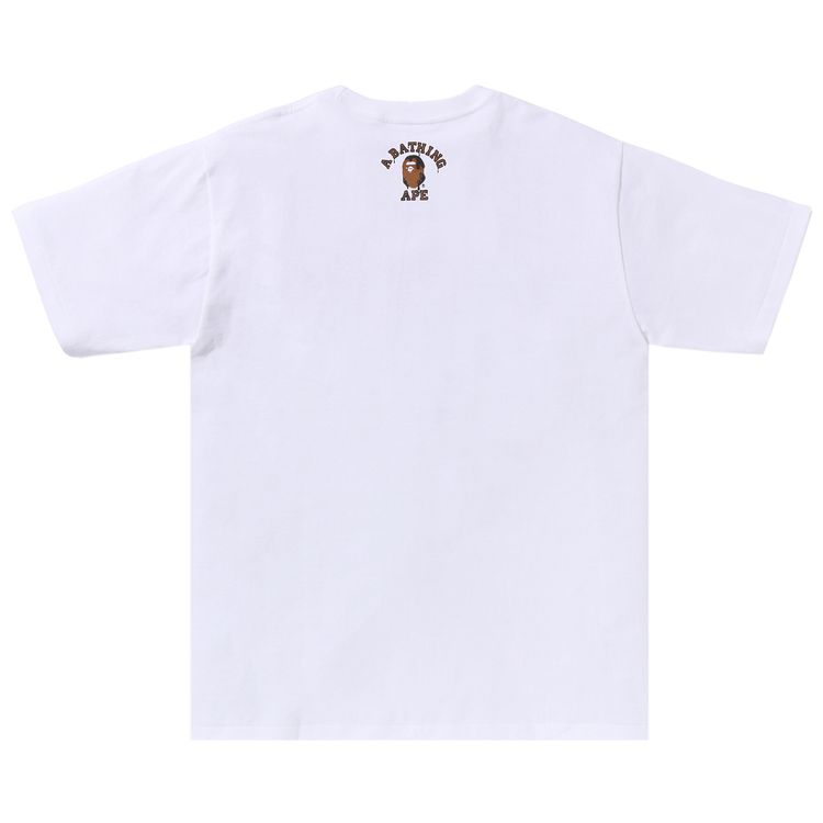 BAPE Valentine Chocolate Ape Head Tee White