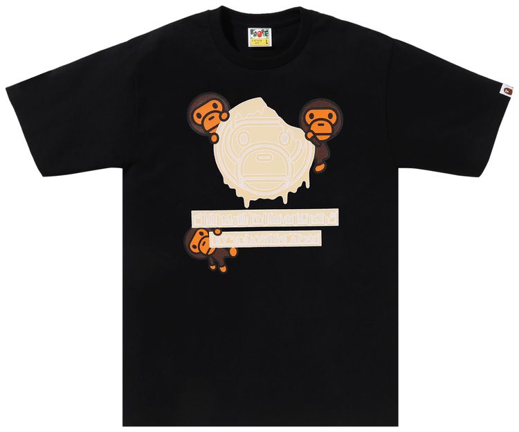 BAPE Valentine Chocolate Baby Milo Tee Black