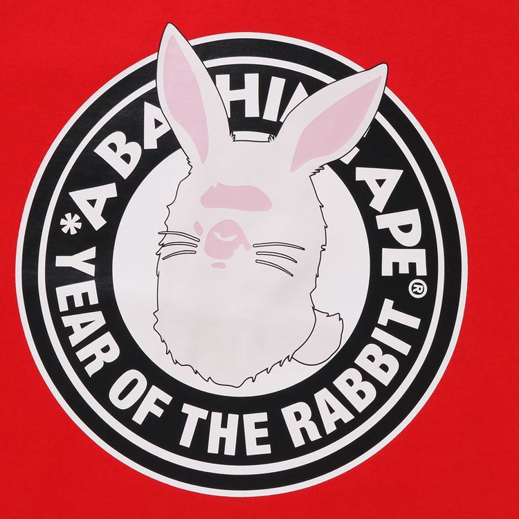 BAPE Year Of The Rabbit Tee Red