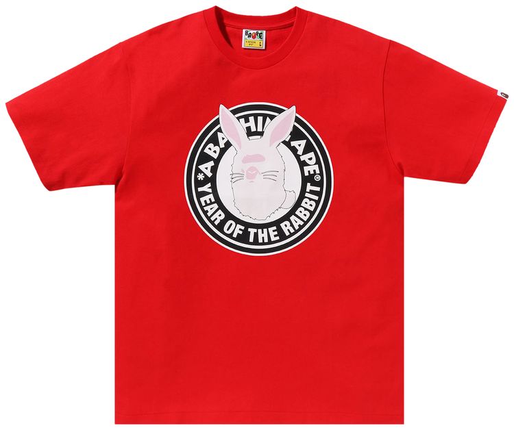 BAPE Year Of The Rabbit Tee Red