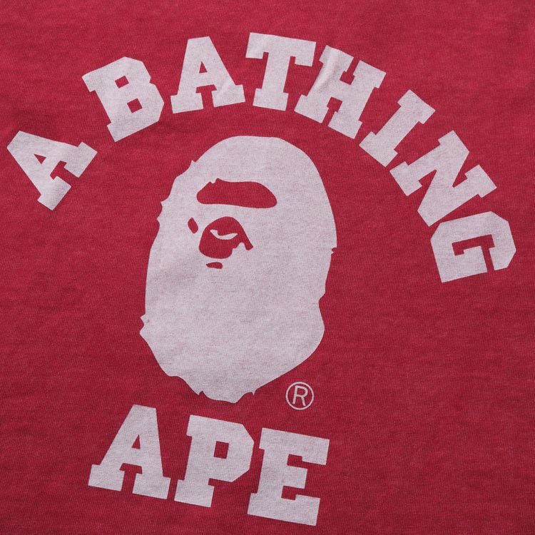 BAPE Overdye College Tee Pink
