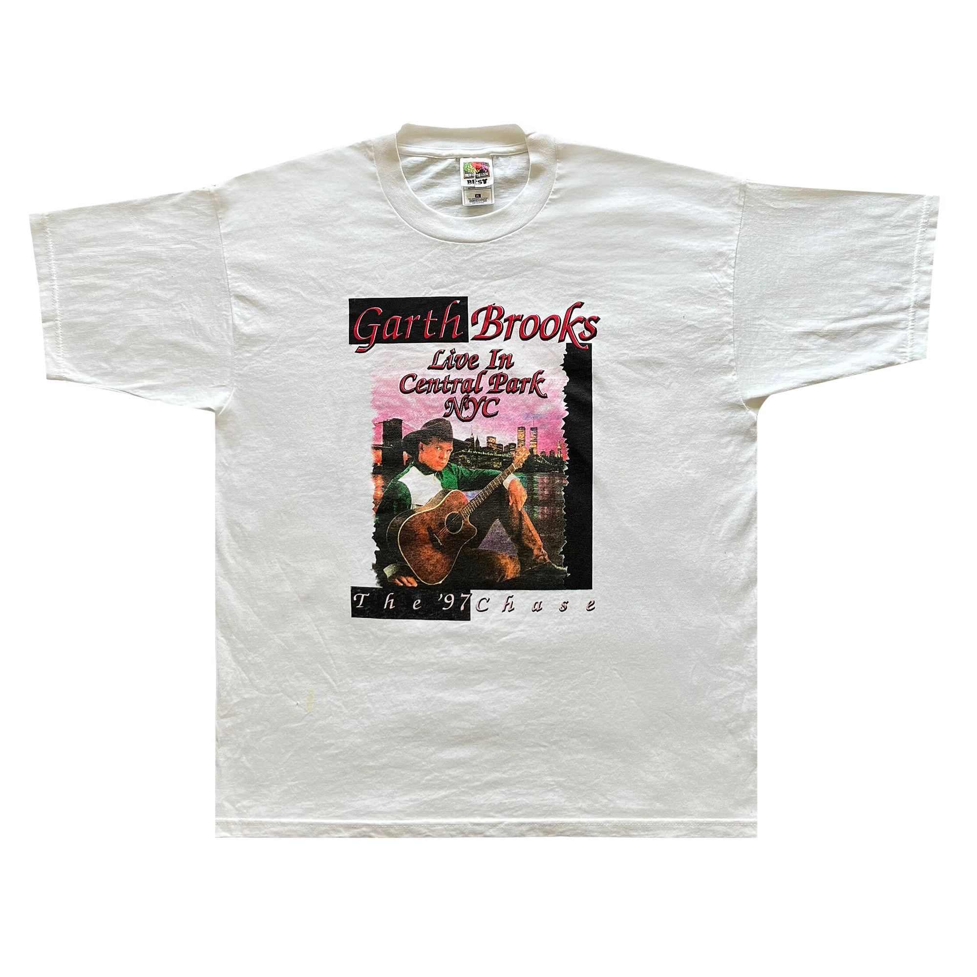 Buy Vintage Garth Brooks Concert Tee White 2903 1SS970103GBCT