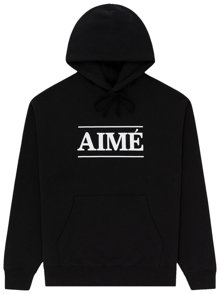 Aime Leon Dore Logo Hoodie Jet Black