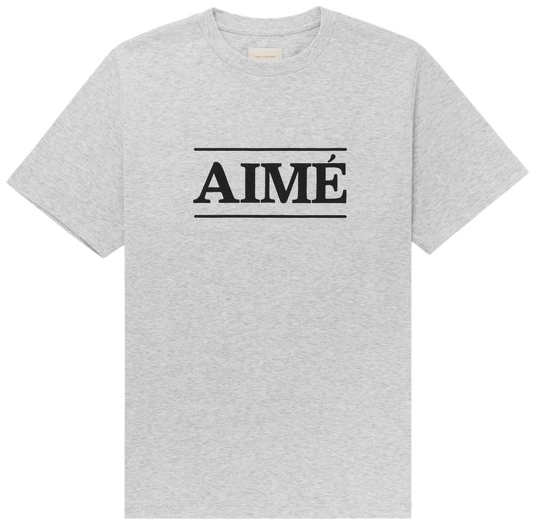 Aime Leon Dore Logo Tee Silver Mix