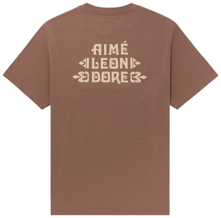 Aime Leon Dore Fleur Logo Tee Sinopia Fresco