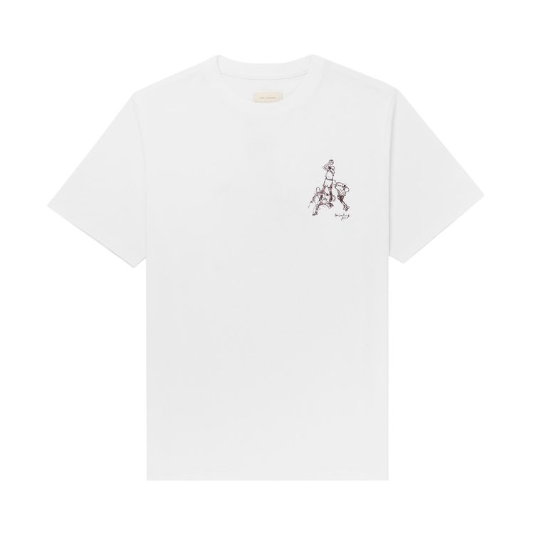 Buy Aimé Leon Dore Basketball Study Tee #39 Bright White #39 SS23CT013 BRIG