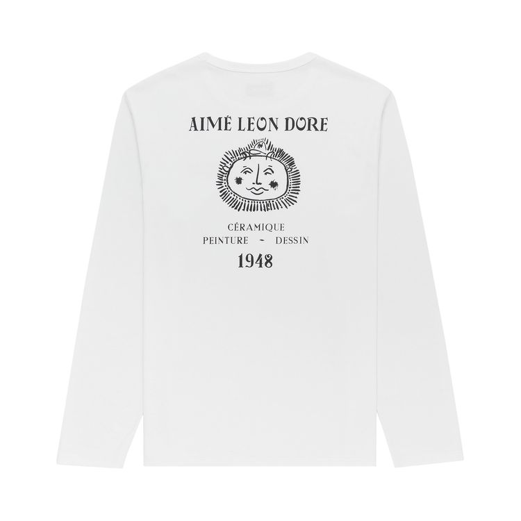 Aime Leon Dore Long Sleeve Artiste Tee Bright White