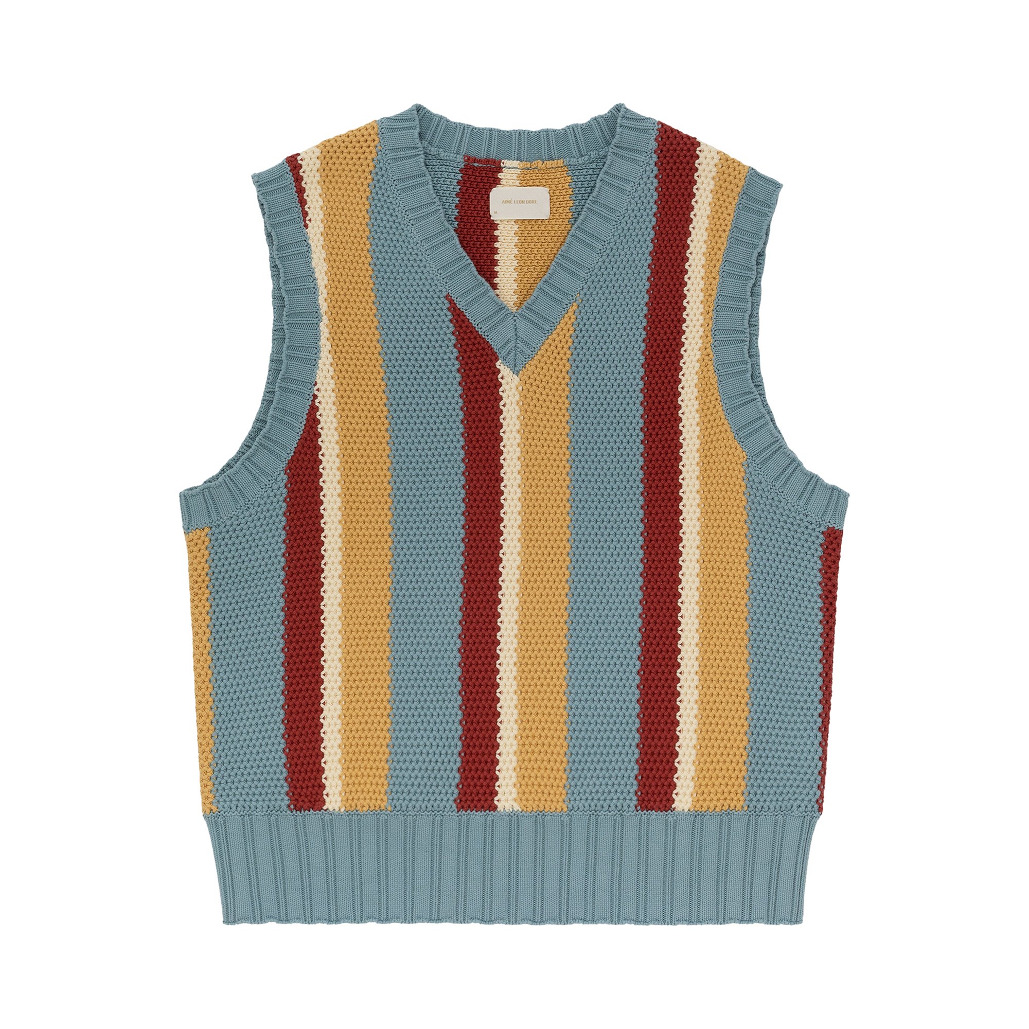 Buy Aimé Leon Dore Striped Sweater Vest 'Tourmaline' - SS23KS017 