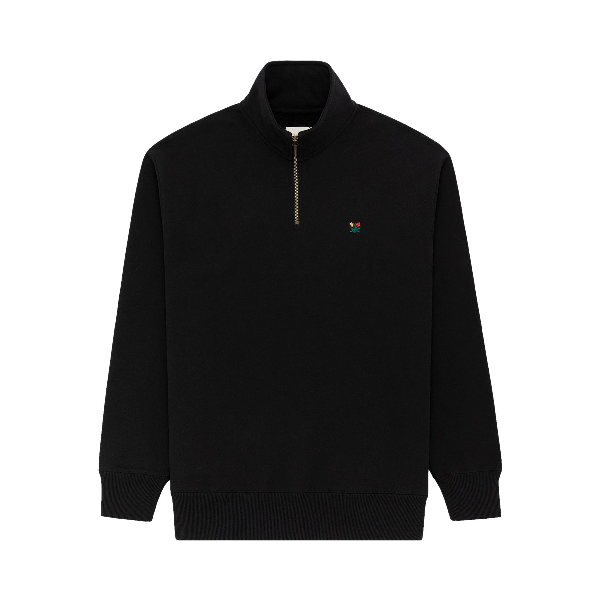 Buy Aimé Leon Dore Crest Quarter Zip Pullover 'Jet Black' - SS23CS008 JET |  GOAT